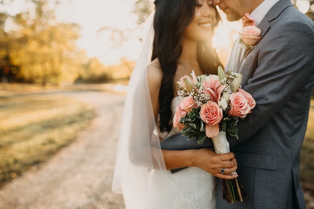 Natural light at a wedding ceremony