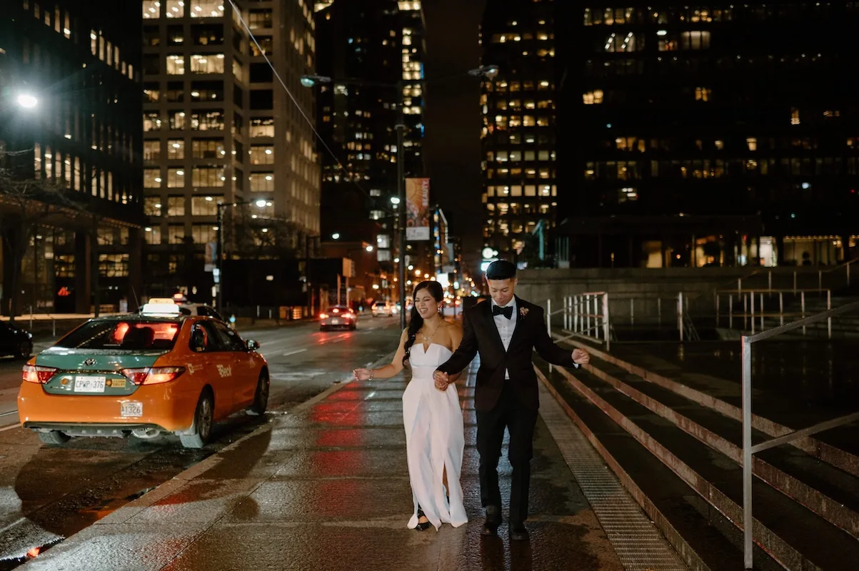City Lights Wedding Photography for Modern Couples